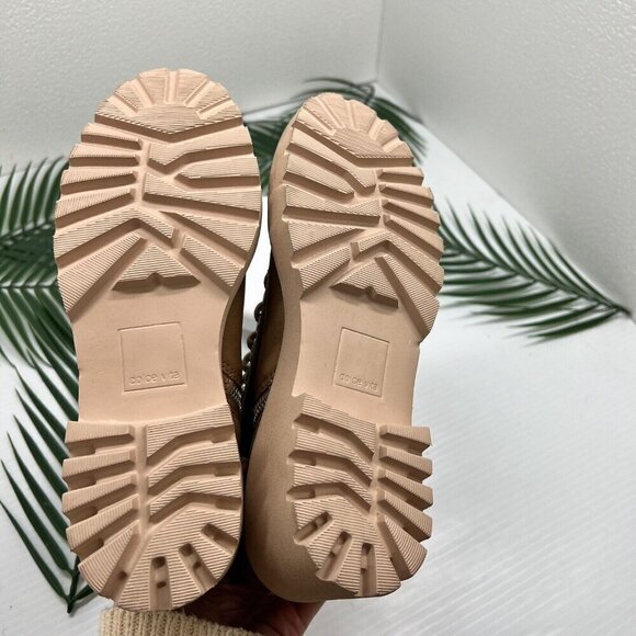 Dolce Vita Huey Hiker Whiskey Nubuck Leather Lace-Up Ankle Boots Size 6 - Picture 11 of 13